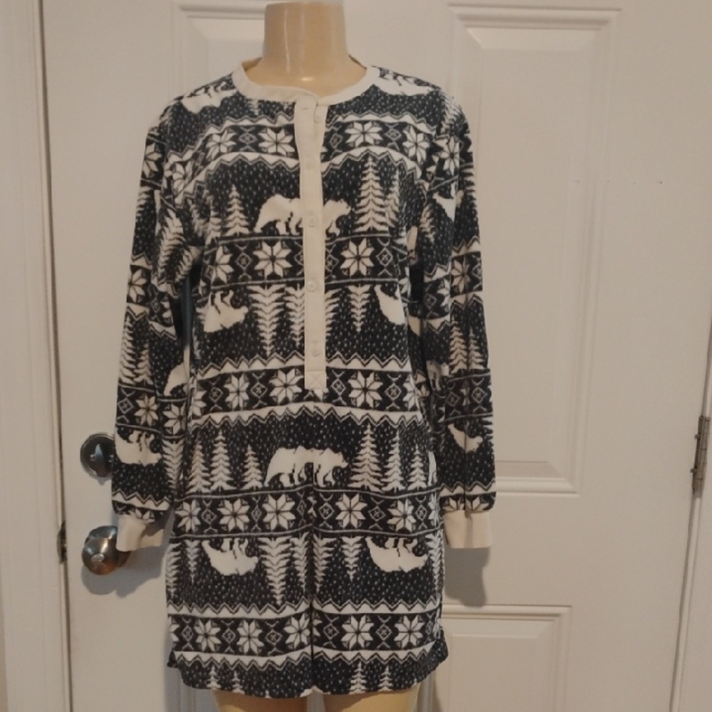 Old Navy Pajama Shorts Onesie Size M